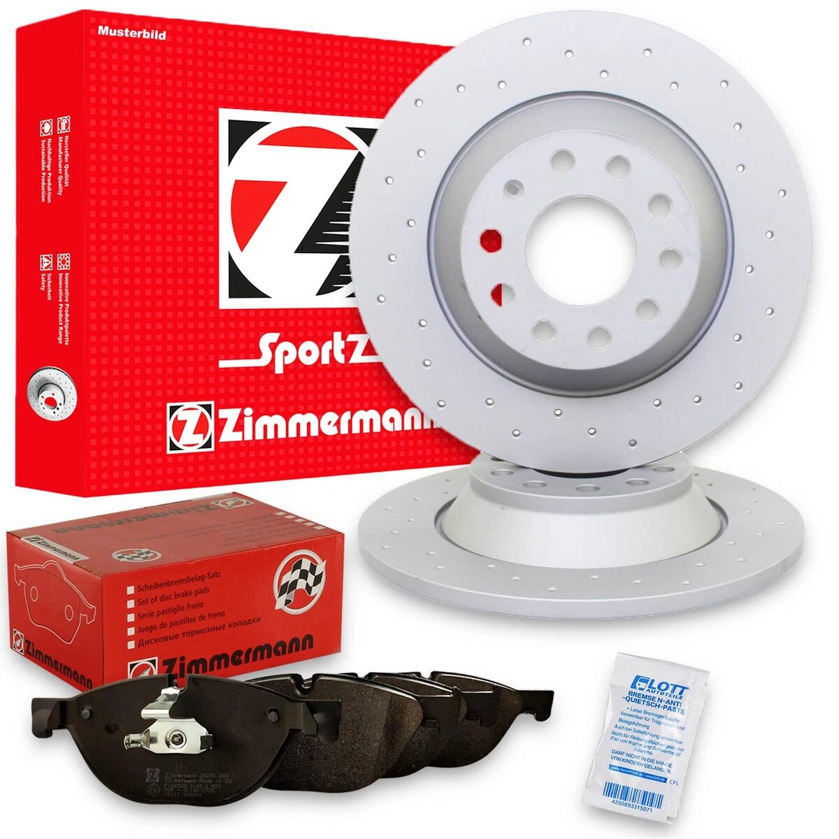 Гальмівні колодки Zimmermann для AUDI A5 (F53, F5P) — Надійність та Безпека