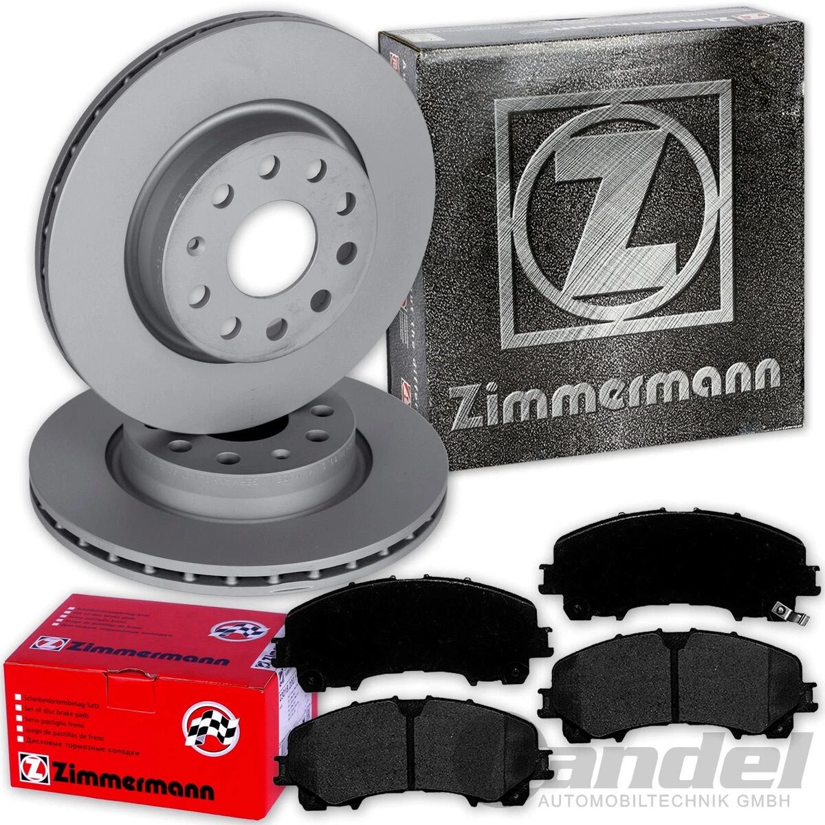 Гальмівні колодки та диски Zimmermann для Mitsubishi Outlander II (CW_W)