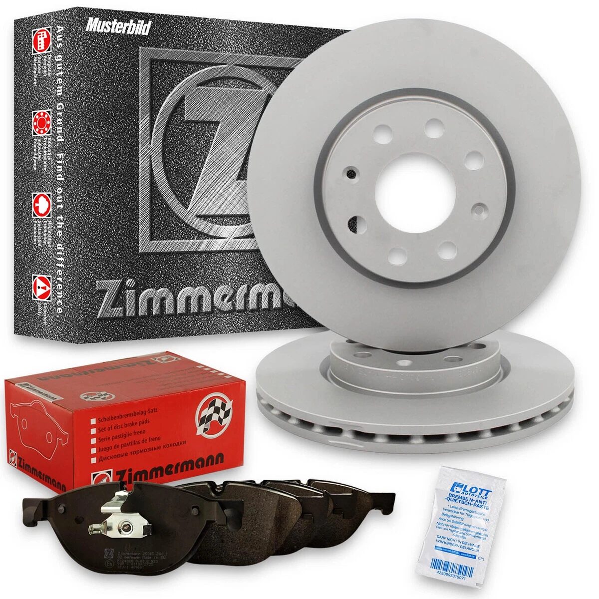 Otto-Zimmermann гальмівні диски та колодки для KIA SOUL II (